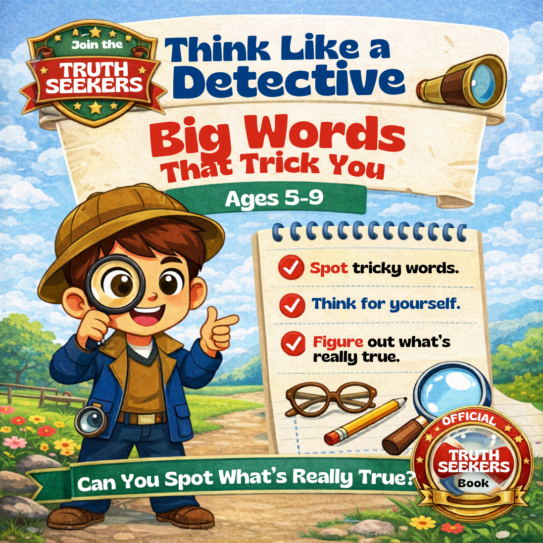 Think Like a Detective: Big Words That Can Trick You book cover